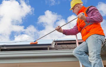 Gospel Green soft wash roof cleaning